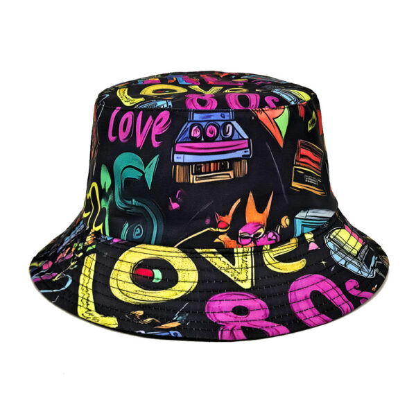 Wholesale Retro Printed Bucket Hat for Women Trendy Sun Protection Hat for Everyday Use