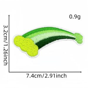 Green cloth stickers 16#