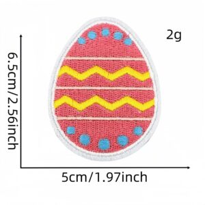 Easter egg cloth stickers 14#