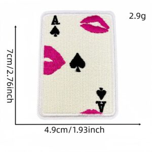 Cartoon black and pink fabric applique 9#