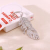 oly-33e4d85861e1c4f098cf831c16c1a277 Wholesale Light Luxury Feather Rhinestone Long Pendant Keychain Metal Car Key Accessory