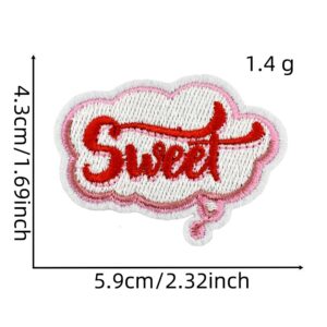 English word cloth sticker 7#