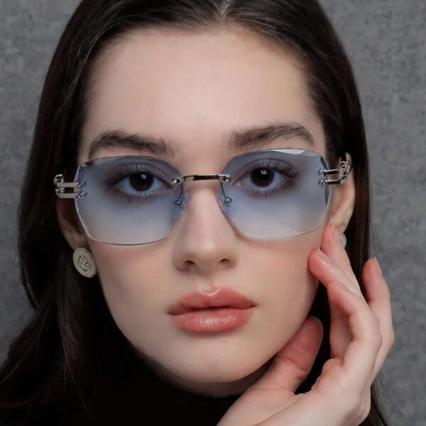 oly-33feb454ccf1bd6c8156d5b7286d2fd3 Wholesale Modern Rimless Square Sunglasses Gold Frame UV400 for Travel and Street Photography Fashion Accessories