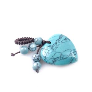 Blue turquoise (synthetic) / 25mm