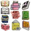 oly-340454038e07f3189c380f11694a872f Wholesale Cartoon Book Embroidery Patch Iron-On Sticker for Clothing Decoration DIY Craft