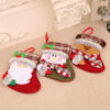 oly-34055a6498c0c01df8080226631b3945 Wholesale Plush Christmas Stocking Gift Bag Vintage European Style Holiday Decorative Accent