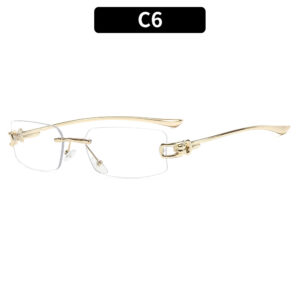 C6-gold frame white film