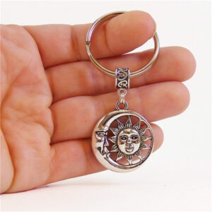 oly-3426a6fc1f34dfa4cfeafd38067652b3 Wholesale Trendy Sun Moon Brain Heart Alloy Keychain Pendant Boutique Resale Accessory