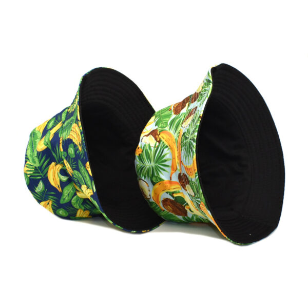 oly-343dfe3038b907e160ae9e93c6b7a2fb Wholesale Trendy Banana Print Fisherman Hat Wide Brim Sun Protection Summer Travel Fashion Accessory