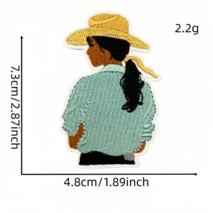 Cowgirl cloth patch 23#