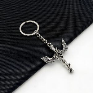 Rose wings cross