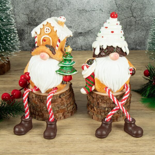 oly-344df5a111b48a643e8359e839978799 Wholesale Resin Christmas Gnome Statues Desktop Decor Holiday Home Gift Set