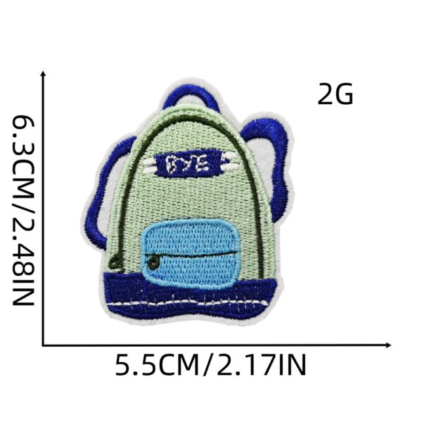oly-345dccefdc7b9888d487e819ce44be31 Wholesale Embroidered Graffiti Patches - Polyester Decorative Stickers for Coats,, Luggage - DIY Fashion Accessory for Resale