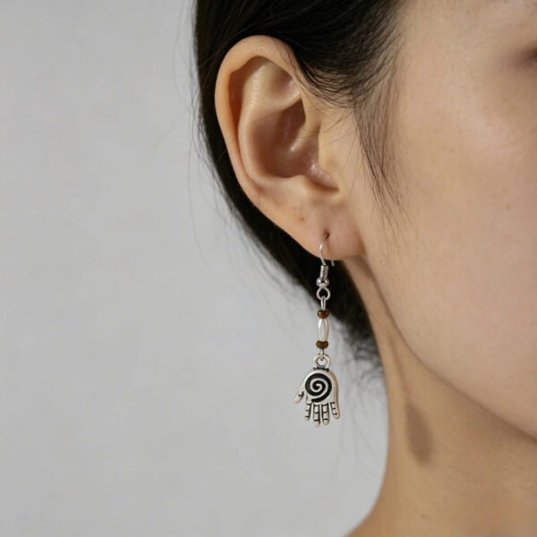 Wholesale Zinc Alloy Spiral Ear Hooks Retro Boho Jewelry Accessory for Women