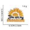 oly-346852cf7f5328230e3fa11d724c7888 Wholesale Embroidered Sunflower Patches DIY Craft Accessory for Bags