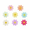 Wholesale Trendy Cartoon Sunflower Embroidered Cloth Patch Polyester Thread Hat Decorative Accessory