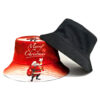 Wholesale Christmas Reversible Bucket Hat Sun Protection Fashion Accessory