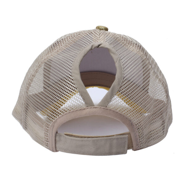 Wholesale Trendy Women's Ponytail Baseball Cap with Mesh Back - Fashion Accessory for Boutique Resale