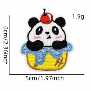 Panda cloth patch 4#