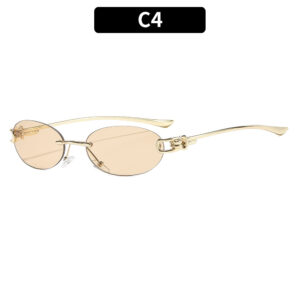 C4-gold frame champagne slices