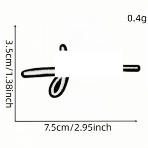 Cartoon english letter fabric patch 14#