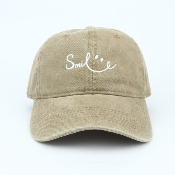 Wholesale Vintage Washed Cartoon Smile Baseball Cap Fashion Accessory Gift