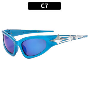 C7-blue frame blue mercury