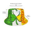 Wholesale St. Patrick's Day Double Sided Clover Bucket Hat Trendy Sun Protection Fashion Accessory