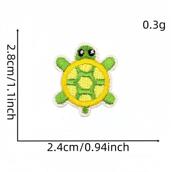 Wholesale Polyester Ocean Series Embroidered Patches Trendy Fashion Accessory for Bags and Clothing