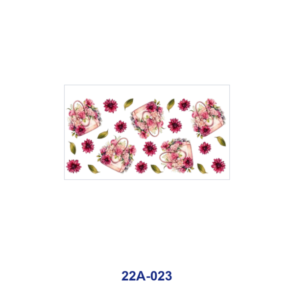 oly-3545962a6fa5edb8560ed488239aeddc Wholesale 5pcs Watercolor Fashion Tote Bag Floral Balloon Moody Blue Cartoon Bear Cloud Mixed Print 16oz Cup UV DTF Wraps OLY Exclusive