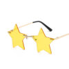 oly-354d610b1516763247cca9faf3fa0a7b Wholesale Frameless Star Sunglasses UV400 Gold Frame Pink Lens Fashion Accessory