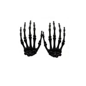 Black skull hands (pair)