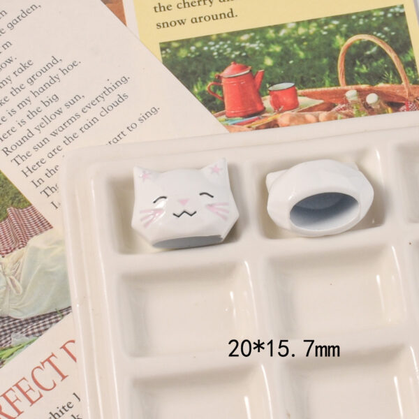 oly-357ccd14b0ce431090f0b8986fafe6cc Wholesale Alloy Cat Charms Smiling Cat Head Loose Beads for DIY Jewelry Making Fashion Accessory