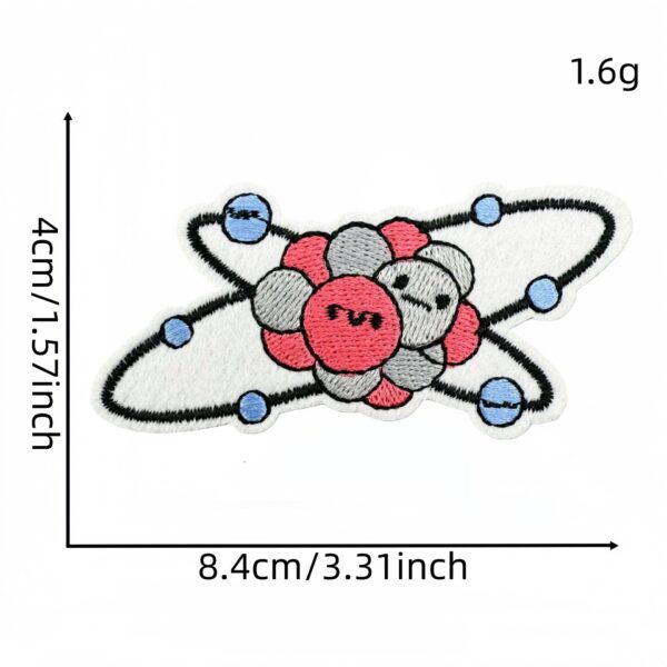 oly-35849383208ade4f7b5f43c7d2a9a8f0 Wholesale Cartoon Science Experiment Embroidered Patch Polyester Thread Fashion Accessory for Clothing
