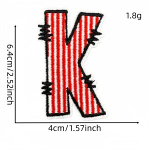 Letter patch k