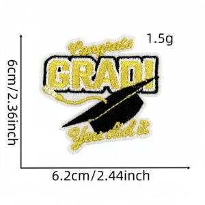 Graduation season cloth sticker 8#