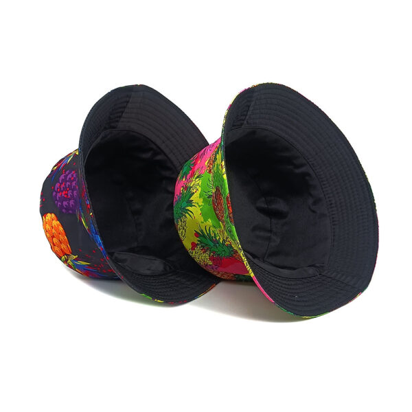 oly-35b0d4b5575f8590d070745652e47675 Wholesale Women's Fisherman Hat Pineapple Print Summer Outdoor Sun Protection Casual Bucket Hat