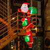 Wholesale Christmas Inflatable Santa Modern Minimalist PVC Outdoor Window Decoration