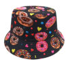 oly-35d714b9325c0aa86e4e6df211e72784 Wholesale Double sided Donut Pattern Bucket Hat for Outdoor Sun Protection Unisex