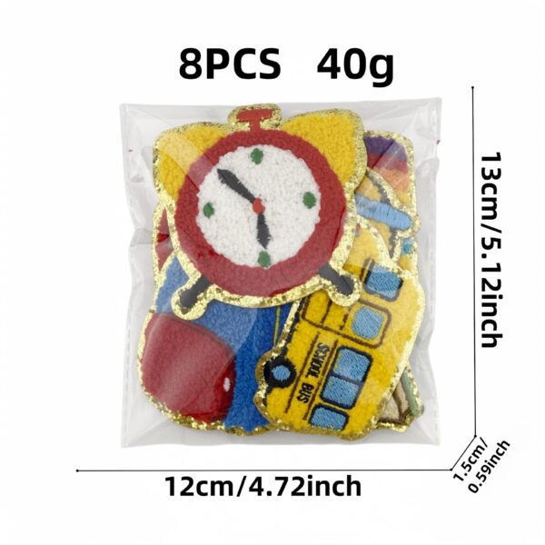 oly-35d7a9b01d6ce87934017551fe2593b2 Wholesale Cartoon Embroidery Patches Gold Edge Towel Cloth Sticker for Children Clothing Bags Decor Iron-On Fashion Accessory