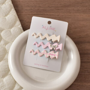 8# pink series 3 waves-3pcs