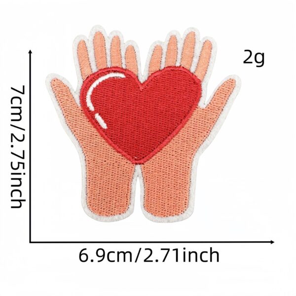 oly-35eda19a923f05a29b8766bf94206a30 Wholesale Mother's Day Cartoon Embroidered Fabric Patch Decorative Accent for Gift and Boutique Resale