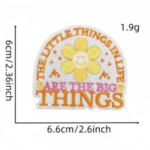 Colorful english cloth stickers 13#