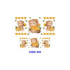 Wholesale 2/4/8pcs Cute Honey Bear Mini Keychain Sticker OLY Exclusive