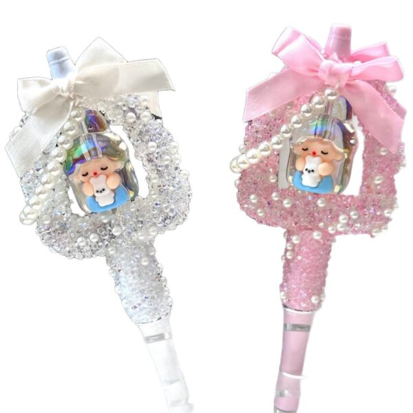Wholesale Stylish Beaded Butterfly Pen Trendy Decorative Writing Instrument for Resale
