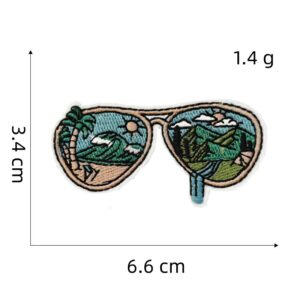 Travel style cloth stickers 13#