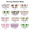 oly-363967b27414e662e05dd2ff72e150f2 Wholesale 8pcs Animation Cartoon Figure Pattern 3oz Cup Stickers Wrap OLY Exclusive