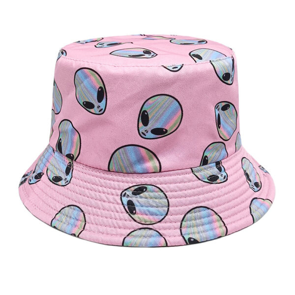 Wholesale Trendy Animal Print Double Sided Bucket Hat for Outdoor Leisure and Sun Protection