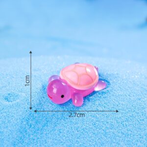 26 # Rose red [small size] / 30 types of luminous cartoon turtles