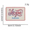 Wholesale Trendy Cartoon Colorful English Embroidered Quote Patches Decorative Clothing Accents DIY Craft Supply